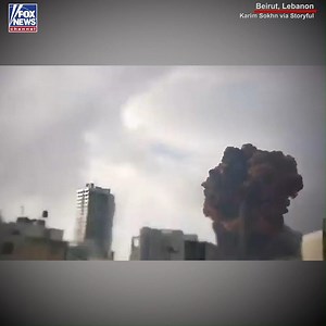 451K views · 5.1K reactions | A massive explosion shook Beirut on Tuesday, killing at least 100 people and injuring thousands of others while flattening much of the port, damaging buildings across the capital, and sending a giant mushroom cloud into the sky. https://fxn.ws/2DvJ9CP | Fox News | Facebook
