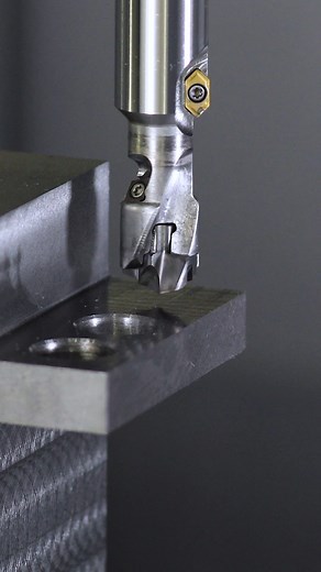 Drilling, Front Chamfering, and Back Chamfering all with One Tool 🔥 Tungaloy's DrillMeister Special Tools! By taking their highly-productive drillmeister series and creating a special tool designed to your part's needs, Tungaloy can significantly improve your productivity in parts that require chamfering on both the back and front hole walls. 🦾 #cnc #machining #engineering #AutomotiveEngineering #cncmachining #machinistlife #tungaloy | Tungaloy-NTK America, Inc.