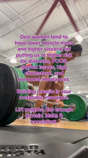 Minakshi 🥬🍒Desi Nutrition and fitness coach🏋🏻‍♀️ on Instagram: "DID YOU KNOW? Many South Asian women carry higher visceral fat and lower muscle mass compared with women of similar body mass index from other ethnic groups. This body composition pattern contributes to increased metabolic risk even at “normal” weight. For example, research shows Asian women tend to have significantly greater visceral fat (the harmful belly fat linked to metabolic disease) than Caucasian women with similar overa