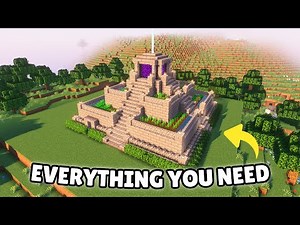 Cool Survival Temple Tutorial #minecraft