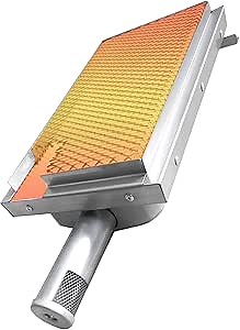 BBQ Grill Searing Burner Ceramic Infrared Side Sear Zone Burner Compatible with Jenn Air/Nexgrill/Kitchenaid Nex Replacement# 720-0720 740-0781 20001486A0
