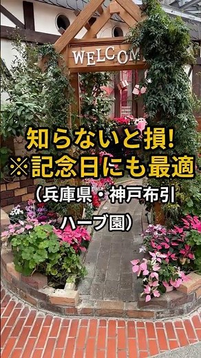 [Touring Sightseeing Spots Across Japan] Kobe Nunobiki Herb Garden: Scenic Ropeway and Healing Ga...