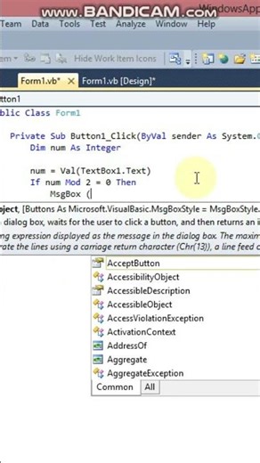 How to check number is Even or Odd using VB.Net