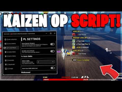 [Choso Update] KAIZEN Script 2026 – Keyless Auto Farm + Kill Aura WORKING!