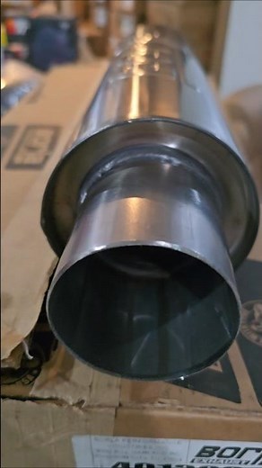 Borla multicore universal muffler 141383 Stainless steel T304 Made in EU.