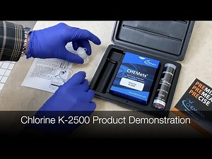 CHEMetrics Chlorine K-2500 Test Demo for Plumber's Choice