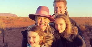 Jessica Rowe and Peter Overton sweet family life
