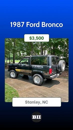 New Listings on Ford Bronco II! 1.) 1987 Ford Bronco located in Stanley, NC - $3,500 2.) 1986 Ford Bronco located in Orlando, FL - $8,000 3.) 1986 Bronco II XLT 4WD located in Vancouver, WA - $0 4.) 1989 Ford Bronco II located in Grand Rapids, MI - $7,500 To get more info on these Bronco 2s and see more, visit the marketplace section on our website. #fordbroncoii #fordbronco2 #fordbroncoiiforsale #fordbronco2forsale #broncoii #bronco2 #broncoiiforsale #bronco2forsale | Bronco II