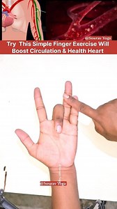 Learn the Middle Finger Hook-just 30 reps a day can make a big difference. Your body will thank you! Sourav Yoga #BetterCirculation #FingerExercise #HealthTip #NaturalHealing #SimpleHealthHack #BoostYourHealth #DailyRoutine #chinesemedicine #explorepage #viral | Sourav Yoga
