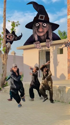 Witch Is Coming! 😂 Friends Run for Life | Funny Witch Prank