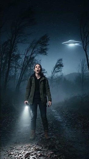 👽 Real Betty & Barney Hill UFO Mystery | Alien Encounter in the Forest | AI Cinematic Shorts