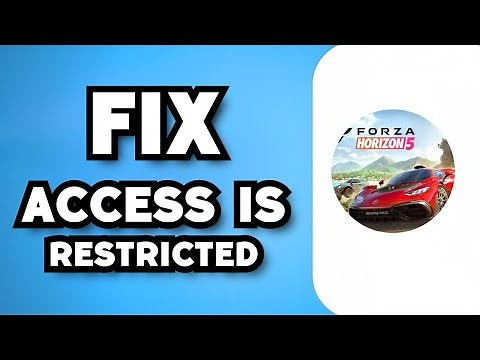 How To Fix Forza Horizon 5 Error Access To User Generated Content Is Restricted (2023 Guide)