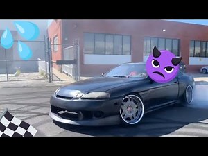 I ALMOST HIT THE HOMIE SLIDING MY LEXUS SC400 DRIFT CAR | 1UZ