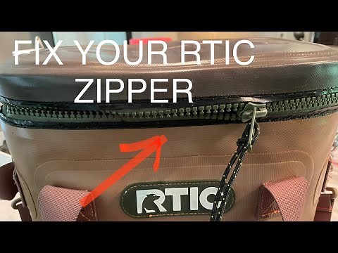 RTIC Cooler Zipper Replacement | Zipper fixed!