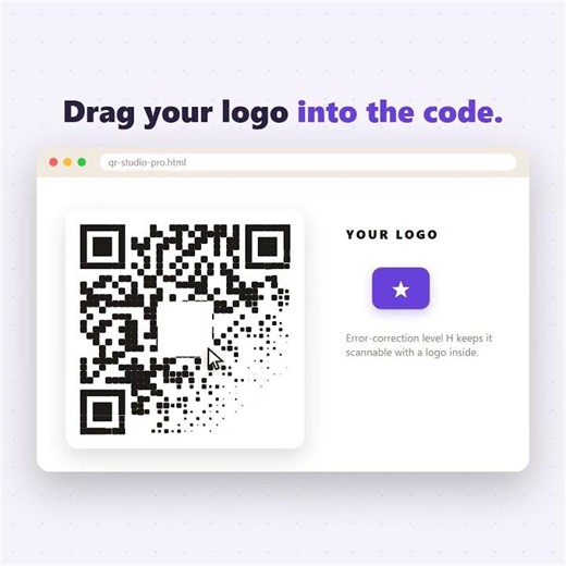 Put Your Logo Inside a QR Code | QR Studio Pro