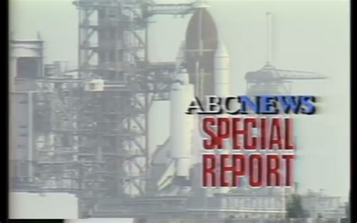 挑战者号航天飞机STS-7任务发射ABC电视台现场直播