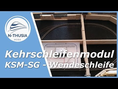 reversing loop - reverse loop with LDT KSM-SG | desk model railway N gauge