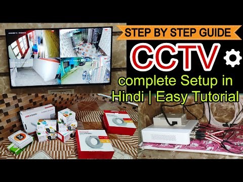 HIKVISION Best CCTV Camera for home | CCTV Camera Wiring / Installation /configuration full Setup 💯