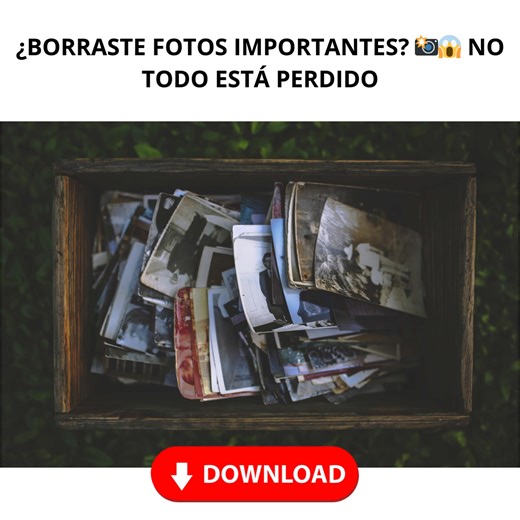 ¿Borraste fotos por error? 😰 Esta app puede ayudarte a recuperarlas fácilmente 📸✨ | Evolución Virtual