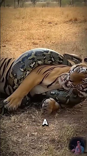 Python Attacks Tiger – Unbelievable Ending! 😱🐍🐅