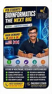 Bioinformatics After 12th PCB, Best Career in AI, Biotechnology & Healthcare
