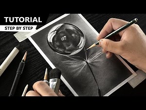 How to Draw Realistic WATER Droplet!