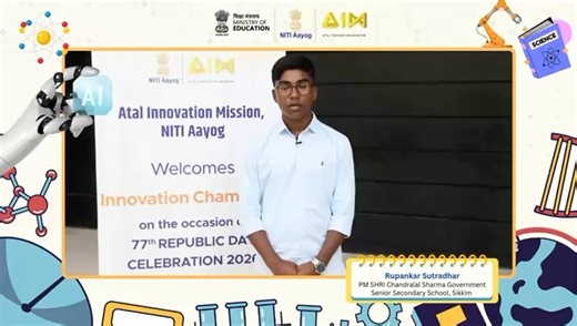 Ministry of Education on Instagram: "Rupankar Sutradhar, a student of #PMSHRI Chandralal Sharma Government Senior Secondary School, Sikkim, shared insights into his innovative project, a classroom noise reduction machine. The project is designed to continuously monitor classroom noise levels and maintain them within permissible limits, using technology-driven alerts to promote discipline and create a focused and conducive learning environment. #NEP2020 #AtalTinkeringLab #ATL #InnovationInEducati