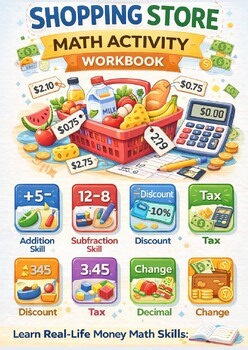 Real-Life Math Skills Workbook (Shopping Edition)