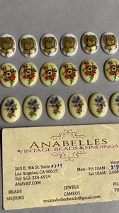 Vintage Cabochons. NOS. 18x13mm. Sold by Lots of 6 Pieces. - Etsy