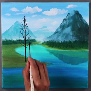 Acrylic Landscape Painting | HO Art