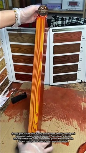 This Simple Roller Creates Realistic Wood Grain Patterns