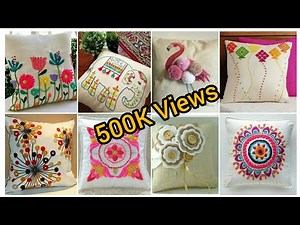 Beautiful hand embroidery design for Cushion Cover | Latest Cushion Cover design's ideas 2020-21