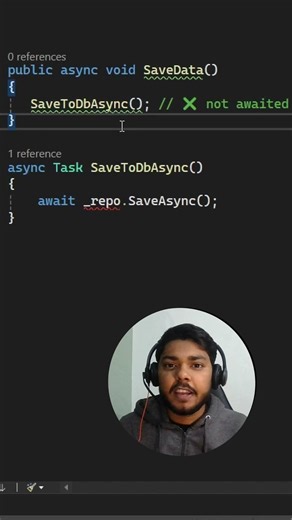 Why async code works locally but breaks in production #tech #csharp #coding #async