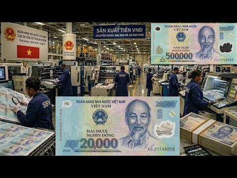 Inside Vietnam's Money Factory | How Vietnam Prints Its Dong Currency 😱 | 500K Note Explained