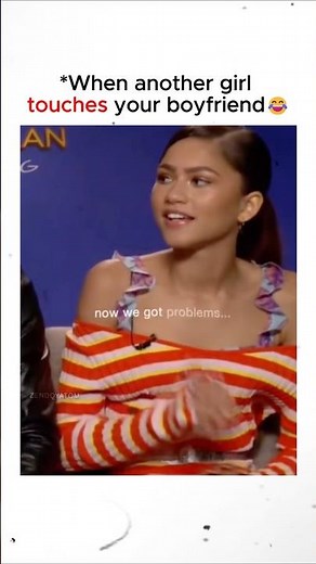 When another girl touches your boyfriend #TomHolland #Zendaya