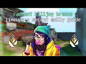 *NEW* Radiant Killjoy Lineups On Breeze 👑 (Valorant Guide)