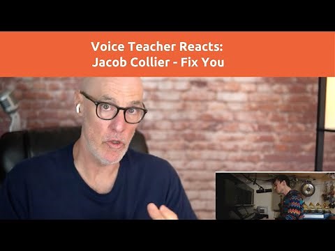 Voice Teacher Reacts - Jacob Collier, Fix You, Live