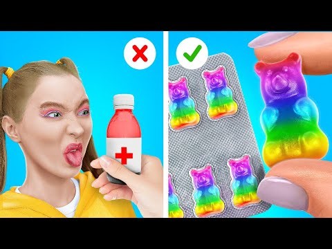 Good Doctor vs Bad Doctor! Amazing Parenting Hacks in Hospital by 123 GO!