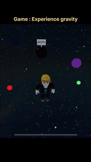 Floating in Roblox Experience Gravity #cyborg
