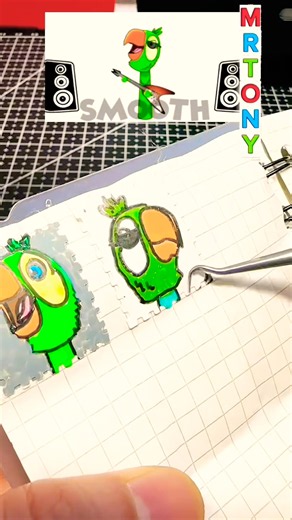 Sprunki OC: TALKING PIERRE PARROT phase 1,2 (FROM TALKING TOM) #sprunki #stickermaker #sticker #diy