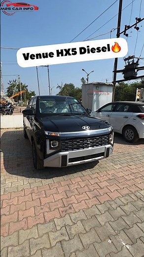 New Hyundai Venue HX5 Diesel Manual🔥!! Quick Review | Black Colour | Venue 2025 | M2S Car Info Short