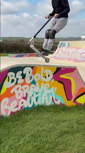 3ed overhead ⛽️, Bri whip on clip too 🔥 #foryou #skatepark #skatepark #xyzbca #skate #scooter