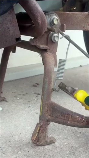easy way to install a motorcycle stand