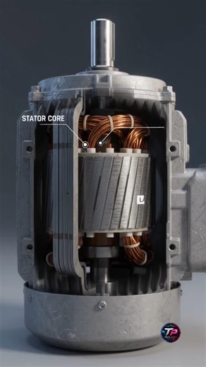 How Does a Stator Work | Ultra-Realistic 3D Animation Shorts #ytshorts #shortsfeed #short