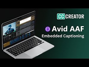 How to Export Closed Captioning AAF For Avid Media Composer
