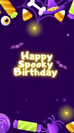 🎃 Spooky Birthday 🎂 | A Fun Halloween-Themed Happy Birthday Song