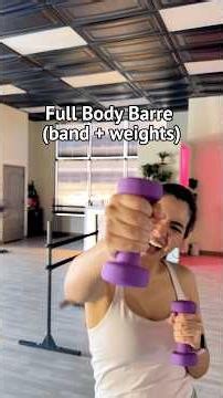 Come take my 50 min barre class with me 🫶 #barrefitness #workoutmotivation #fitnessshorts #fullbody