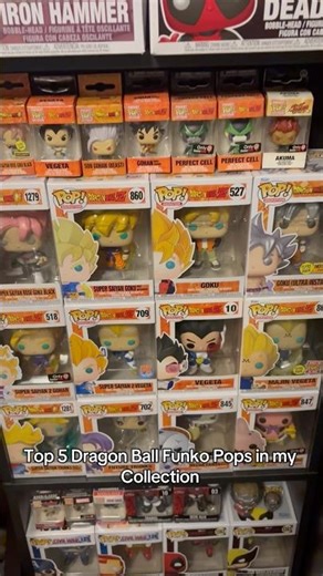 Top 5 Dragon Ball Funko Pops in my Collection #Funko #Funkpop #dbz #goku #fyp