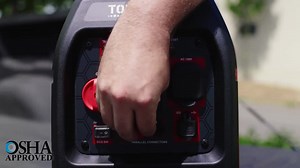 Tomahawk Power 3000-Watt Recoil Start Gas Powered Inverter Generator with 5 HP Engine 120-Volt TG3000i