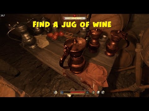 Find a jug of wine for Liechtenstein in Kingdom Come: Deliverance II